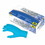 Mcr Safety 127-6015L Nitrile Disposable Gloves, NitriShield&#153;, Rolled Cuff, Unlined, Large, Blue, 4 mil Thick, Powder Free, Price/100 EA
