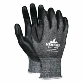 Mcr Safety  Cut Pro&#153; 92723PU Glove, Salt and Pepper/Black