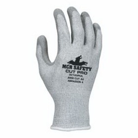 MCR Safety 92743PUM Cut Pro Gloves, Medium, Silver/Gray
