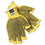 Mcr Safety 127-9369L PVC Dotted Kevlar String Knit Gloves, Large, Knit-Wrist, Yellow, Dots 2 Side, Price/12 PR