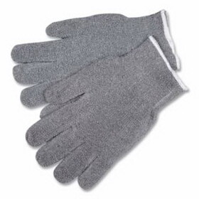 MCR Safety 9415KM Terrycloth Reversible Work Gloves, Large, Gray, Knit-Wrist Cuff, 24 oz 24 oz Cotton/Polyester
