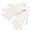 Mcr Safety 127-9500LM Cotton/Polyester Knit Glove Natural Large, Price/12 PR