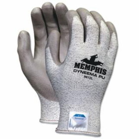Mcr Safety  Dyneema Blend Gloves, Salt-and-Pepper/Gray