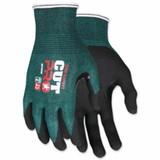 Mcr Safety  Cut Pro™ 96782 Hypermax™ A2/ABR 5 Coated Cut Resistant Glove, Green/Black