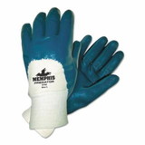 Mcr Safety  Predator® Nitrile Coated Gloves, Blue, Dipped, Palm Coated, Supported