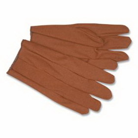 MCR Safety 9800J Vinyl Impregnated Gloves, Slip-On Cuff, Unlined, XL, Russet