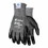 Mcr Safety 127-N9676GM Ninja&#174; Max Bi-Polymer Coated Palm Gloves, Medium, Black/Gray, Price/1 PR