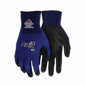 Mcr Safety  Ninja Lite Gloves, Black/Blue/White