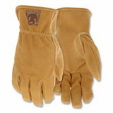 MCR Safety 3430L Sasquatch® Premium Leather Driver Work Gloves, Large, Unlined, Tan