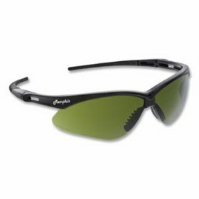 MCR Safety MP1130 Memphis MP1 Safety Glasses, Green Filter 3.0, Polycarbonate Lens, Duramass&#174; Scratch Resistant Coating, 2.0, Black Fr/Temple