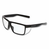 MCR Safety SR210 Swagger® SR2 Series Safety Glasses, Polycarbonate Lens/Fr, Duramass® Hard Coat, Black Frame, Clear Lens