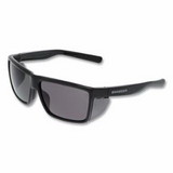 MCR Safety SR212 Swagger® SR2 Series Safety Glasses, Polycarbonate Lens/Fr, Duramass® Hard Coat, Black Frame, Gray Lens