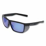 MCR Safety SR218BZ Swagger® SR2 Series Safety Glasses, Polycarbonate Lens/Fr, Duramass® Hard Coat, Black Frame, Blue Diamond Polarized Lens