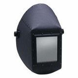 HUNTSMAN 14529 WH20 451P Fiber Shell Welding Helmet, SH10, Black, 451P, Fixed Front, 4-1/2 x 5-1/4