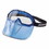 Jackson Safety 138-21000 Gpl500 Blu Goggle W/Bluflip Up Chgrd  Clr A-F, Price/1 EA