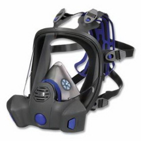 3M FF-801 Secure Click&#153; Full Facepiece Reusable Respirator, Small, Particulates, Silicone Body