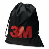 3M 142-FF400-25 Nylon Respirator Storage Bag, Reusable, Black, For 6000, 7000 And Ff-400 Series Half And Full Facepiece Respirators