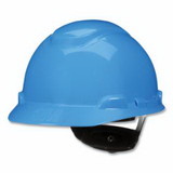 3M H-703SFR-UV SecureFit™ Pressure Diffusion Ratchet Suspension w/UVicator Hard Hats and Caps, Cap, Blue