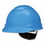 3M H-703SFR-UV SecureFit&#153; Pressure Diffusion Ratchet Suspension w/UVicator Hard Hats and Caps, Cap, Blue, Price/1 EA