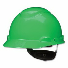 3M H-704SFR-UV SecureFit&#153; Pressure Diffusion Ratchet Suspension w/UVicator Hard Hat and Cap, Cap, Non-Vented, Green