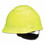 3M H-709SFR-UV Hard Hat Hivis YLW Ratchet Suspension W Uvicator, Price/1 EA