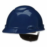 3M H-710SFR-UV SecureFit™ Pressure Diffusion Ratchet Suspension w/UVicator Hard Hats and Caps, Cap, Navy Blue