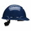 3M H-710SFV-UV SecureFit&#153; Pressure Diffusion Ratchet Suspension w/UVicator Hard Hats and Caps, Cap, Vented, Navy Blue, Price/1 EA