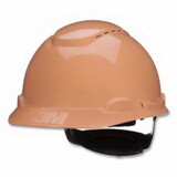 3M H-711SFV-UV Securefit Pressure Diffusion Ratchet Suspension W/Uvicator Hard Hats And Caps, Cap, Vented, Tan