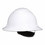 3M H-801SFR-UV SecureFit&#153; Pressure Diffusion Ratchet Suspension w/UVicator Hard Hat and Cap, Full-Brim Hard Hat, White, Price/1 EA