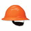 3M H-806SFR-UV SecureFit&#153; Pressure Diffusion Ratchet Suspension w/UVicator Hard Hats and Caps, Full Brim, Orange, Price/1 EA