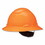 3M H-807SFR-UV SecureFit&#153; Pressure Diffusion Ratchet Suspension w/UVicator Hard Hats and Caps, Full Brim, Hi-Vis Orange, Price/1 EA