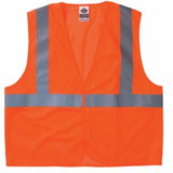 Ergodyne 150-21019 Economy Vest Class Ii Mesh H&L Orange Size 4Xl/5