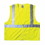 Ergodyne 150-21057 Economy Vest Class Ii Mesh Zipper Lime  2Xl/3Xl, Price/1 EA