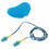 Howard Leight By Honeywell FUS30-HP Fusion Multiple-Use Earplug, Thermoplastic Elastomer, Blue/Yellow, Corded, Price/100 PR