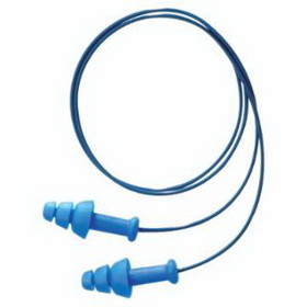Howard Leight By Honeywell SDT-30 Smartfit Detectable Earplugs, Tpe, Blue, Corded