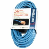 Southwire 172-02468 50Ft 14/3 Extension Cordfluorescent Blue  Sjtw