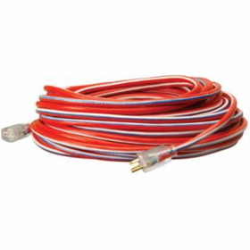 Southwire 172-02548USA1 12/3 50' Sjtw Red- White& Blue Made In Usa Cord