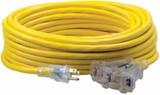 Southwire 172-04188 50' Tri-Source Yellow Low Temp Ext Cord 12