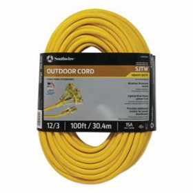 Southwire 4189SW8802 Tri-Source Vinyl Multiple Outlet Cord, 100 Ft, 3 Outlets