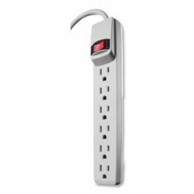Southwire 41367 Power Strip, 6 Outlets, 4 ft Cord, White