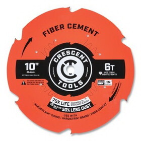 Crescent 181-CSBFC-1006 Crescent 10" 6T Fiber Cement Blade