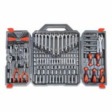 Crescent 181-CTK180 1/4 In And 3/8 In Drive 6-Pt Sae/Metric Professional Tool Set, 180 Piece
