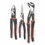 Crescent Z2SET3CG-06 Crescent&#174; Z2 Mixed Dual Material Plier Sets, 3 Pc, 8 in Lineman, 8 in Long Nose, 10 in Tongue and Groove, Price/3 EA