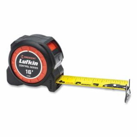 LUFKIN L1016C-02 Command Control Series&#153; Tape Measure, 1-3/16 in W x 16 ft L, Yellow Clad