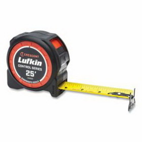 LUFKIN L1025C-02 Command Control Series&#153; Tape Measure, 1-3/16 in W x 25 ft L, Yellow Blade
