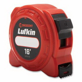 Crescent Lufkin L616-02 L600 Series Power Tape Measure, 16 ft L, SAE, A5, Red