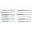 Crescent Nicholson 183-37821 Swiss Pattern Half-Round Needle File, 6-1/4 In, 4 Cut, Price/12 EA