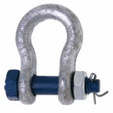 Campbell 5390835 999-G Series Anchor Shackles, 1/2 in Bail Size, 2 Tons, Secured Bolt & Nut