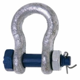 Campbell 193-5391035 999 5/8" 3-1/4T Anchor Shackle W/Safety Pi