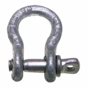 Campbell 193-5410405 419 1/4" 1/2T Anchor Shackle W/Screw Pin Carbon